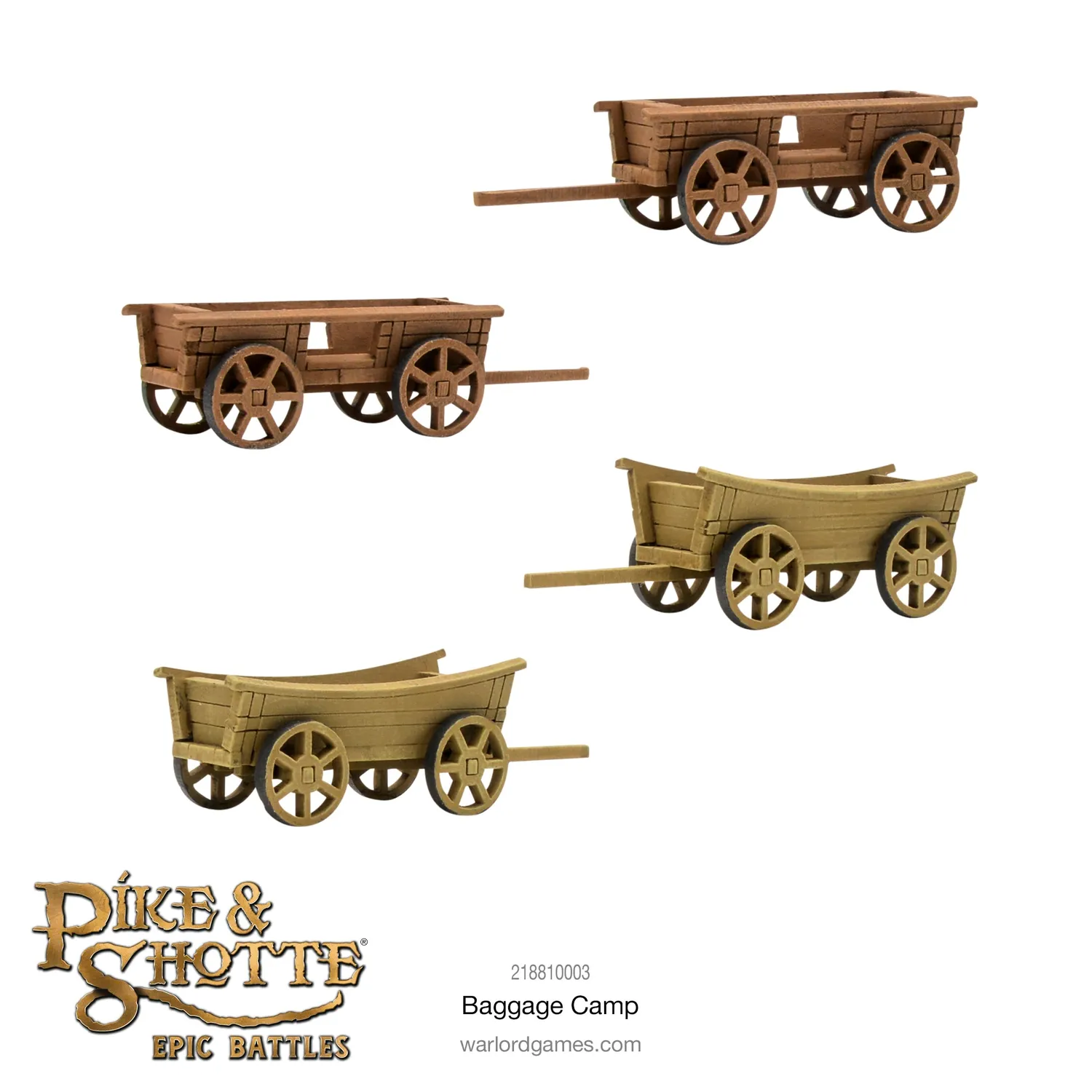 Warlord Games Pike & Shotte Epic Battles Baggage Camp décors
