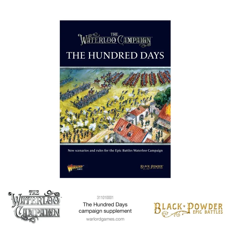 Black Powder Hundred Days Campaign livre supplément Waterloo
