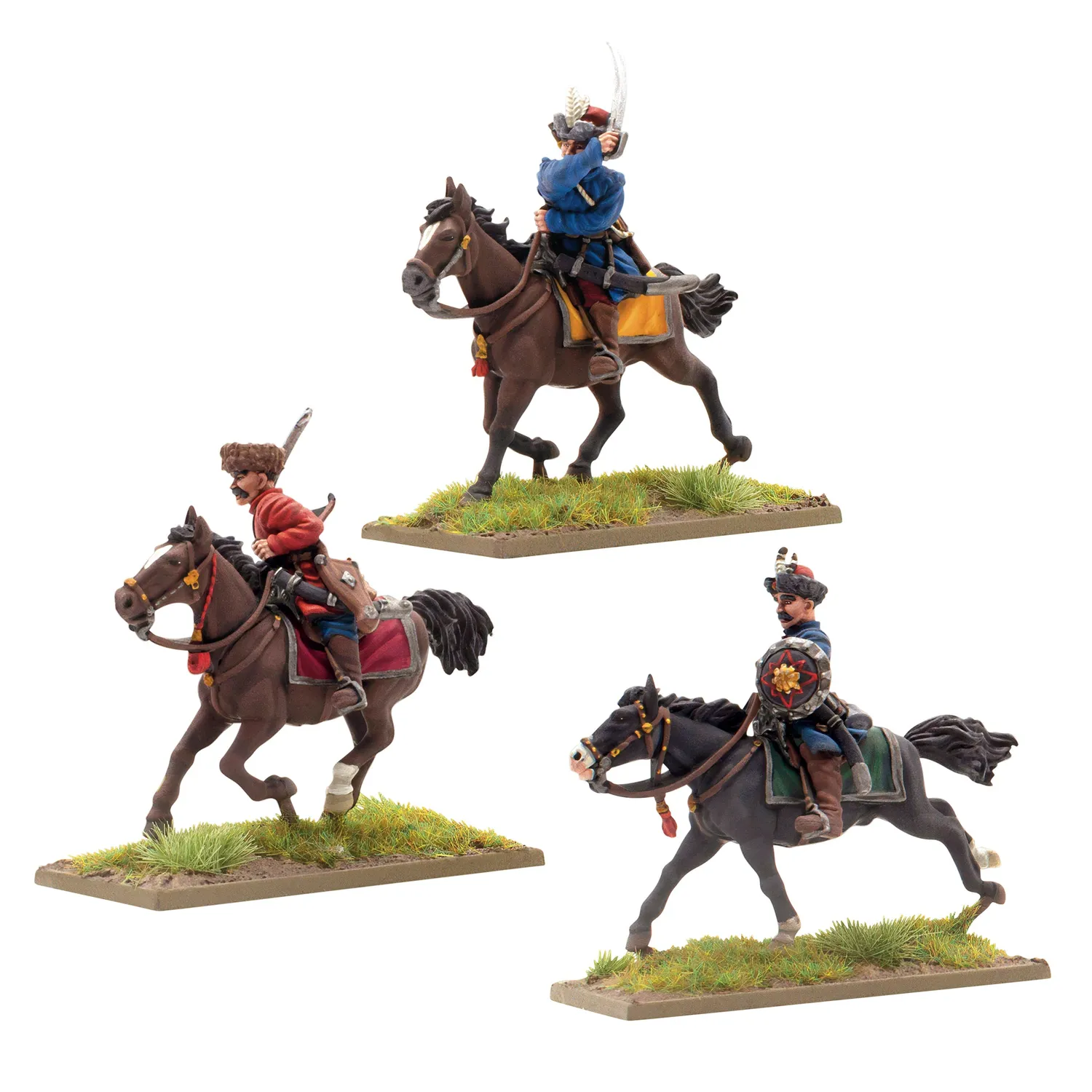Pike & Shotte Polish-Lithuanian Levy Cavalry figurines x3