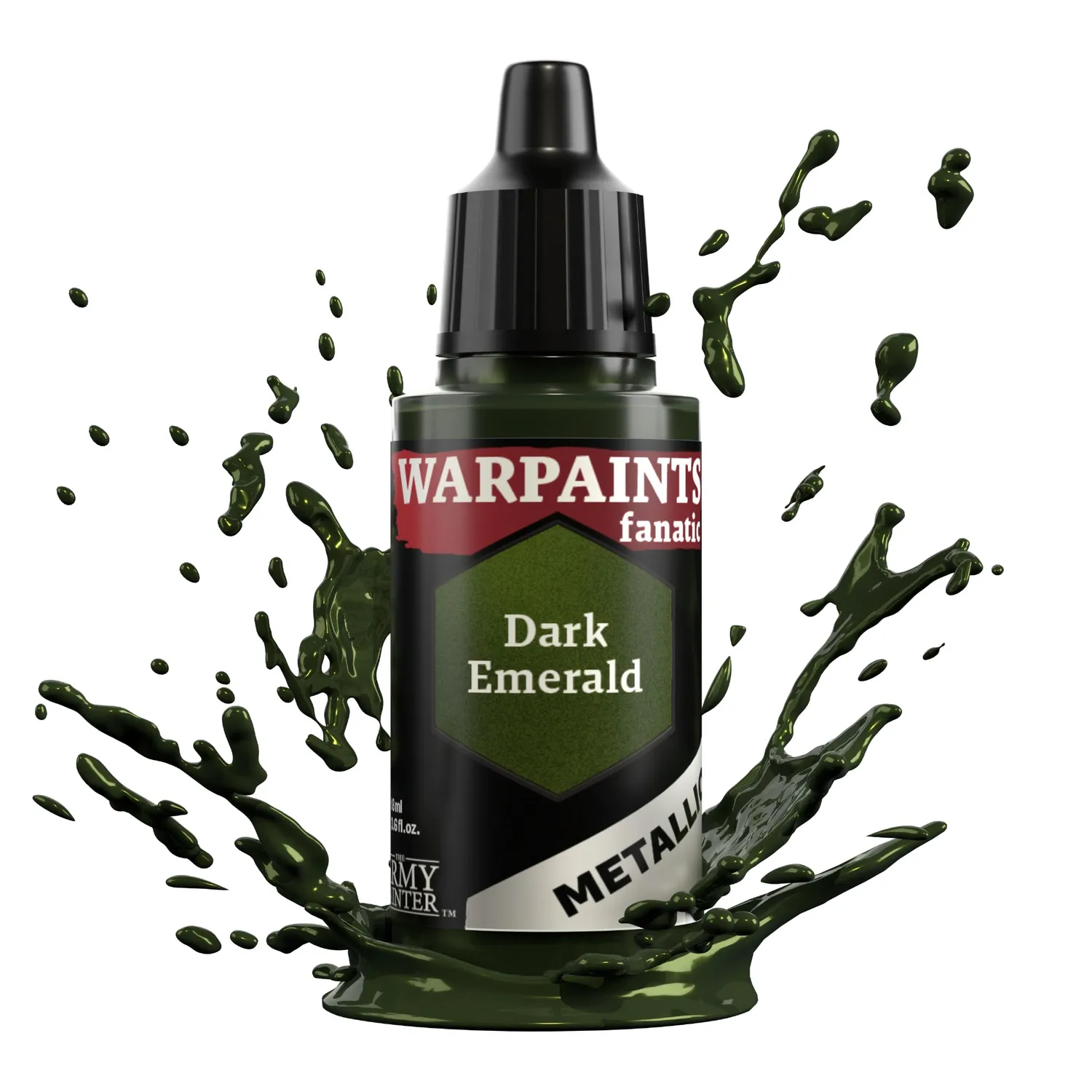 Army Painter Warpaints Fanatic Dark Emerald peinture métallique 18 ml