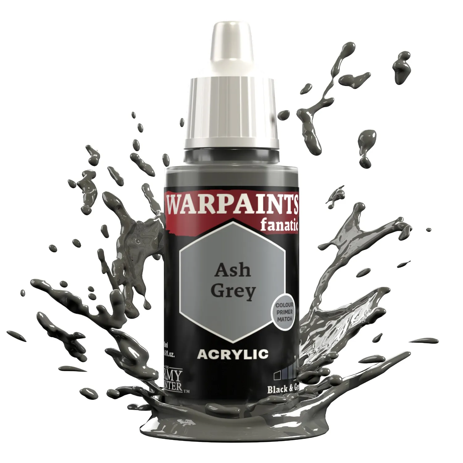 Army Painter Warpaints Fanatic Ash Grey peinture acrylique 18 ml