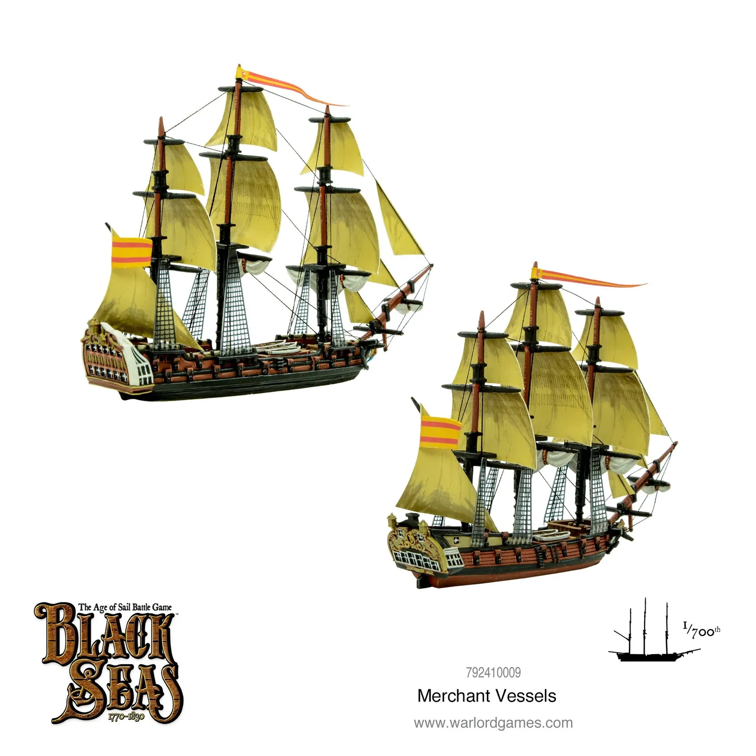 Black Seas Merchant Vessels navires résine 2 bateaux marchands