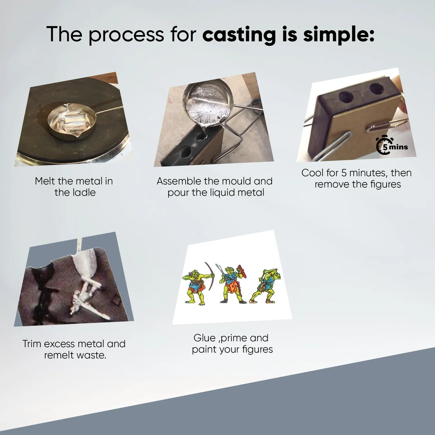 Prince August Hobby Casting Pa13677 kit de moulage orques 25 mm