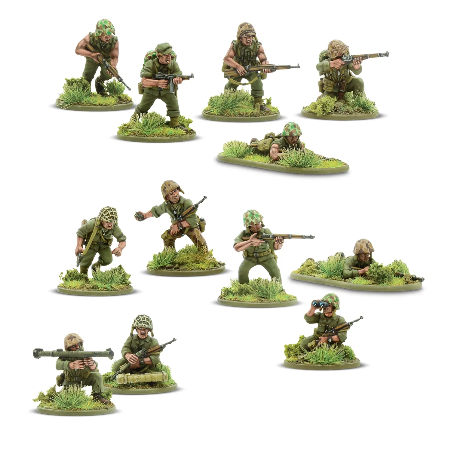 Bolt Action Starter Set Island Assault Third Edition boîte de jeu plastique