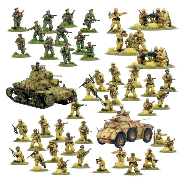 Bolt Action Lions of the Folgore Italian Paracadutisti starter army