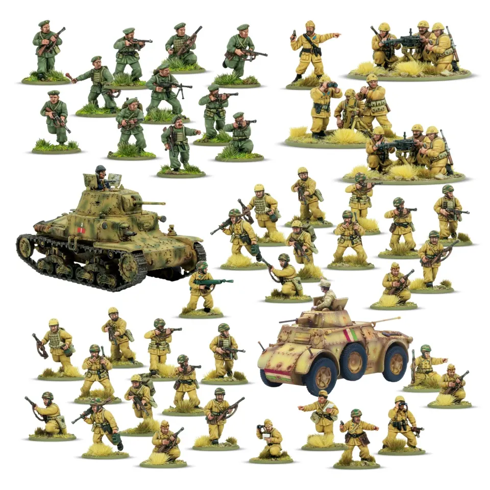 Bolt Action Lions of the Folgore Italian Paracadutisti starter army