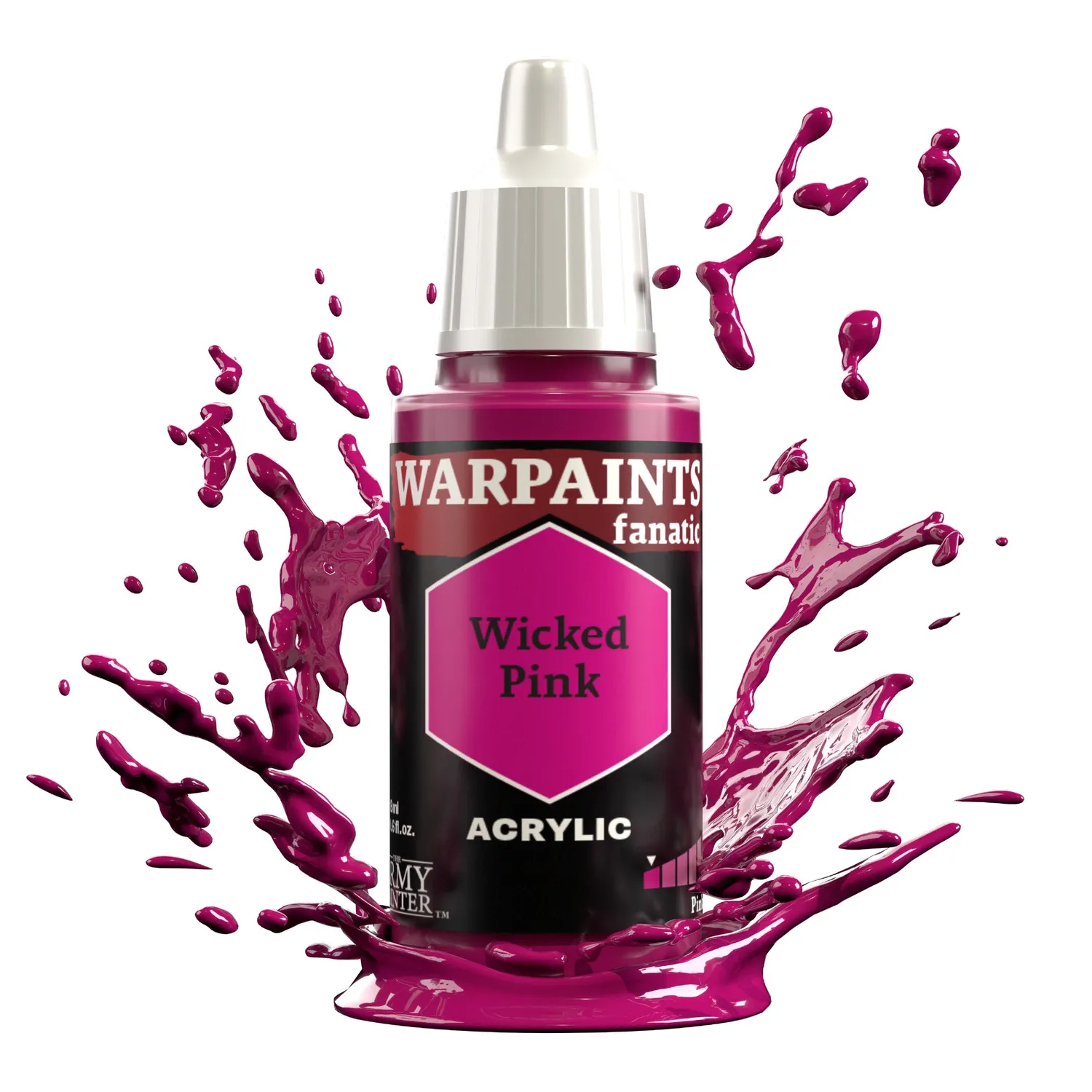 Warpaints Fanatic Wicked Pink peinture acrylique 18 ml