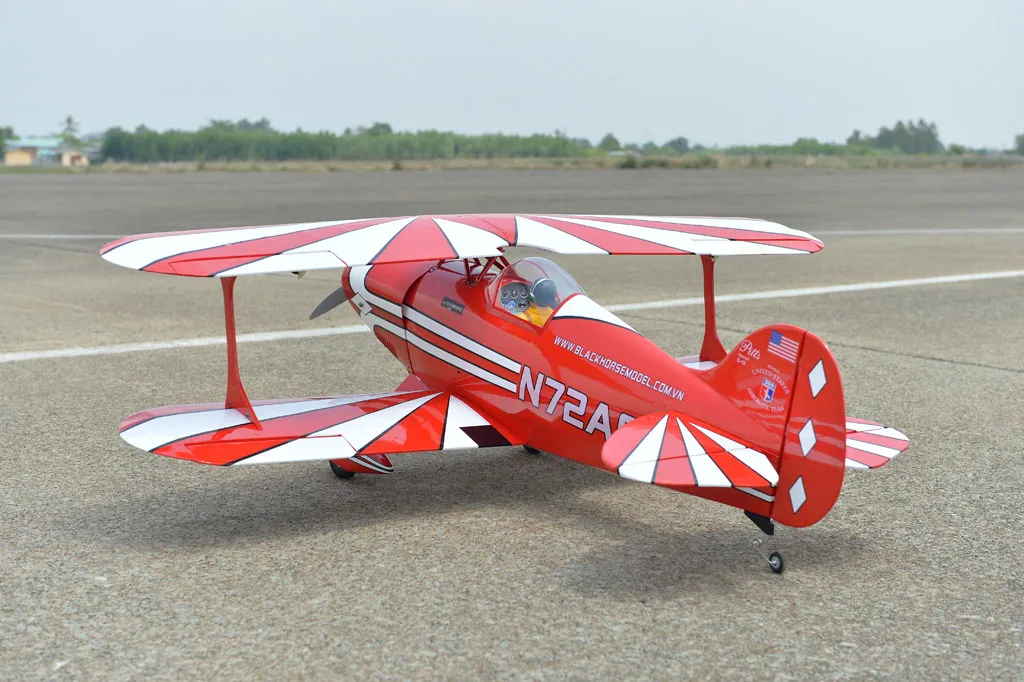 Black Horse Model BH85 Pitts avion RC 1500mm 20cc