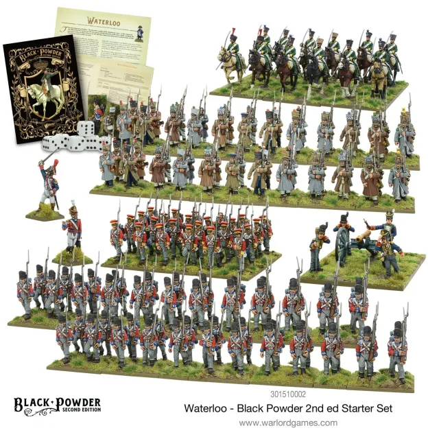 Bolt Action Black Powder Waterloo - Black Powder 2nd edition Starter Set figurines allemand