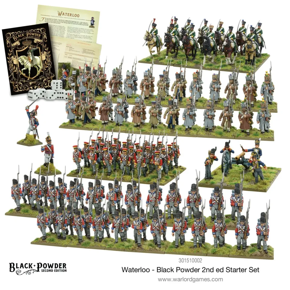 Bolt Action Black Powder Waterloo - Black Powder 2nd edition Starter Set figurines allemand