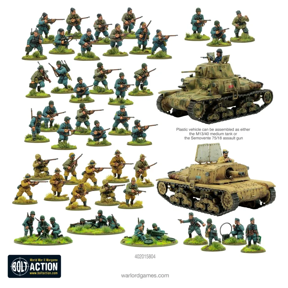 Warlord Games Bolt Action Avanti Savoia armée italienne