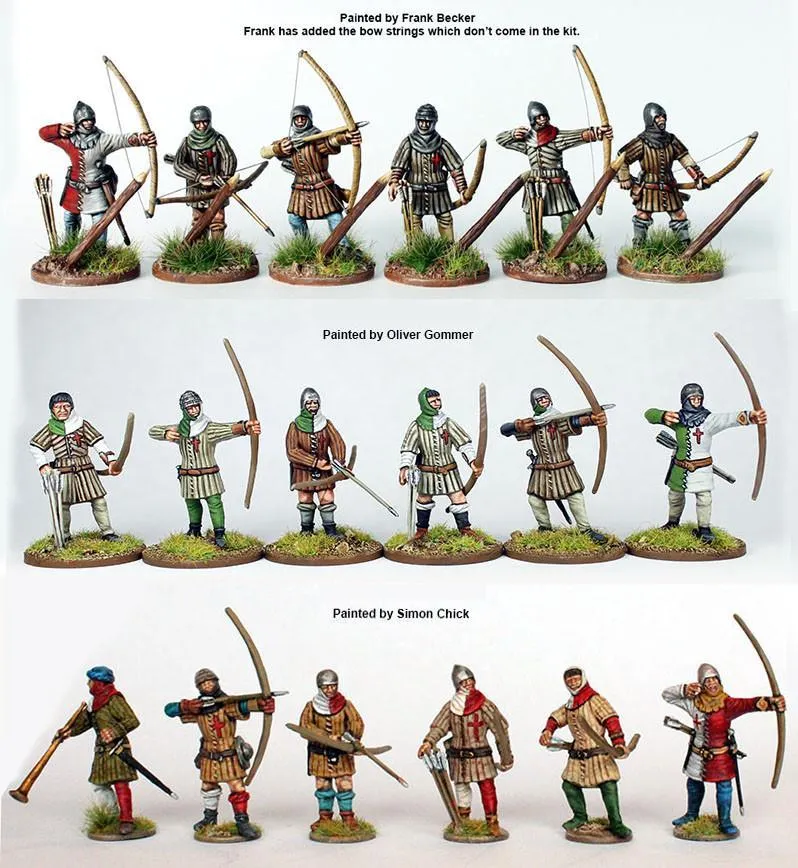 Bolt Action Perry Miniatures English Army 1415-1429 boîte plastique