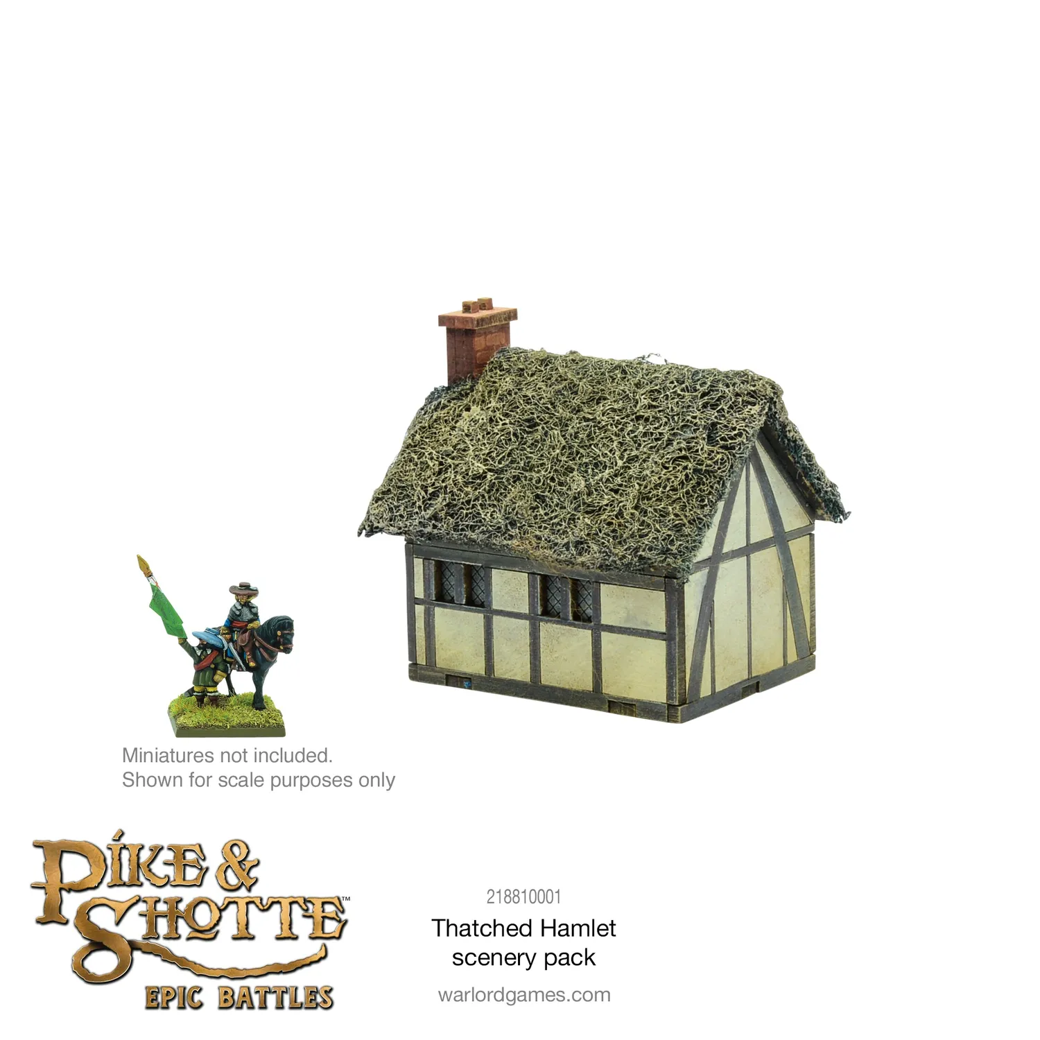 Bolt Action Pike & Shotte Epic Battles Thatched Hamlet scenery pack décor MDF