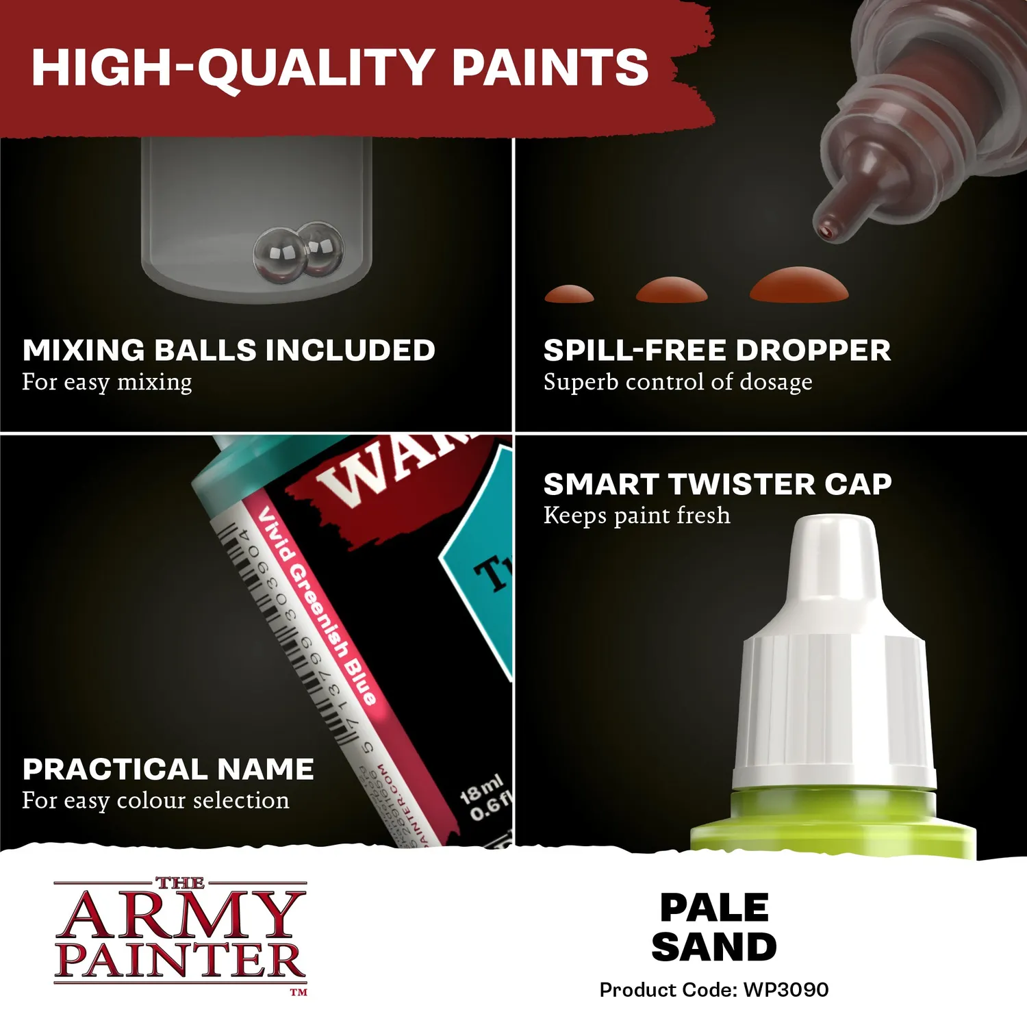 The Army Painter Warpaints Fanatic Pale Sand peinture acrylique 18 ml