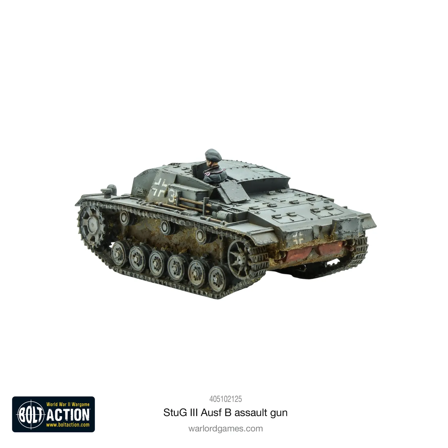 Bolt Action StuG III Ausf B canon d'assaut résine métal