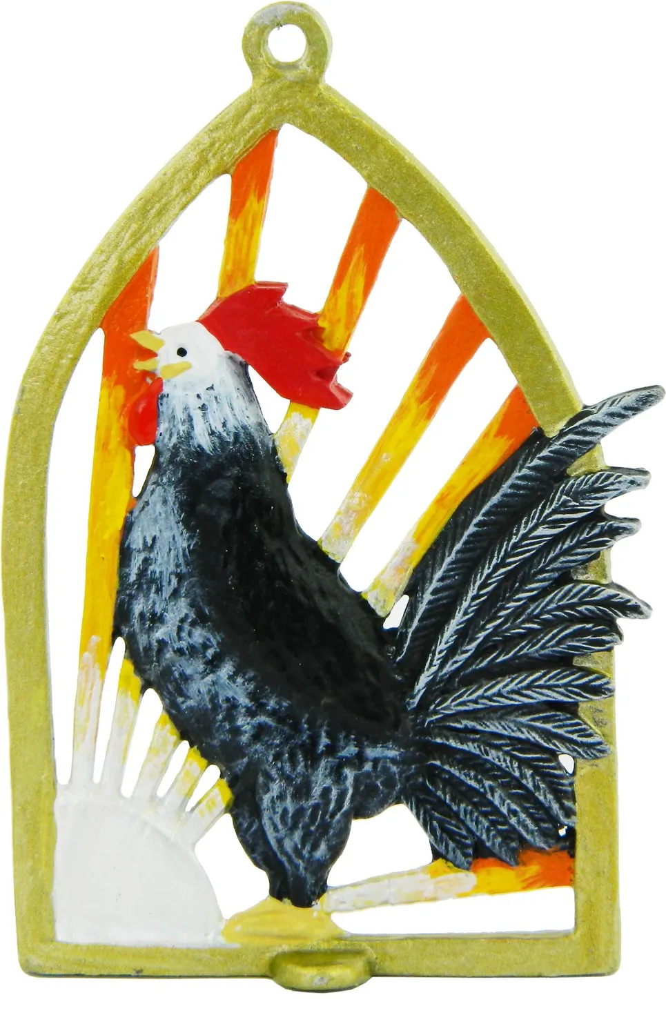 Prince August PA1908 moule coq de Pâques à l’aube en métal