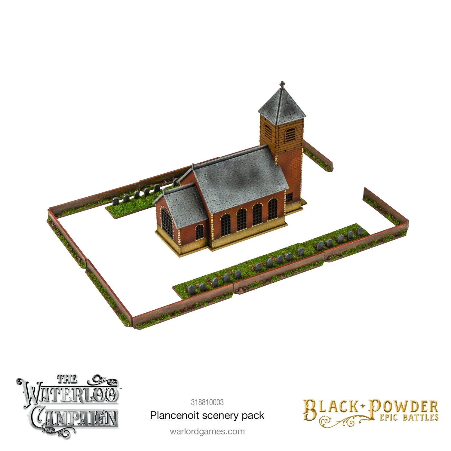 Bolt Action Black Powder Epic Battles Waterloo Plancenoit Scenery Pack décor MDF