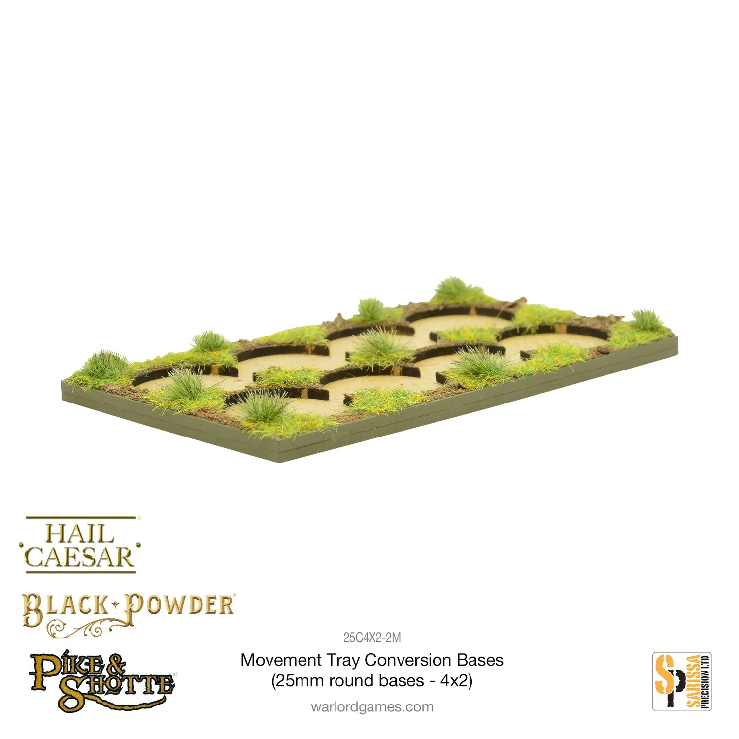 Bolt Action Movement Tray 25mm plateau 4x2 MDF