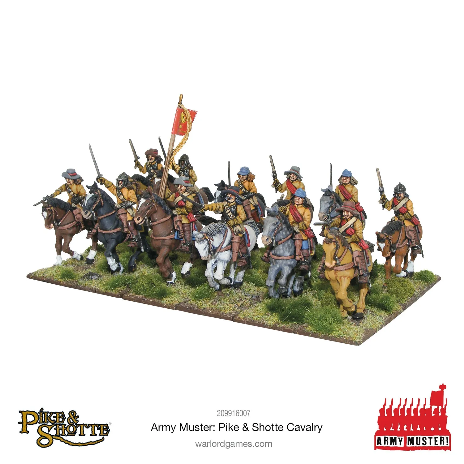 Bolt Action Army Muster Pike & Shotte Cavalry cavalerie 36 figurines