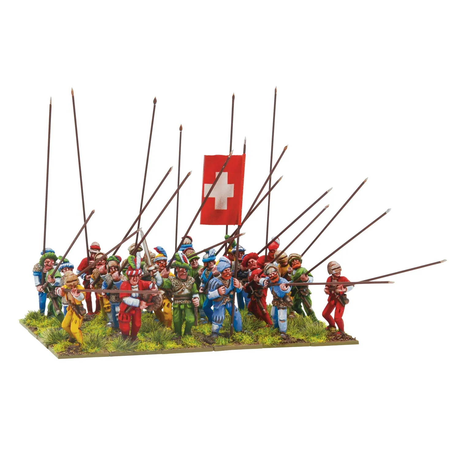 Bolt Action Pike & Shotte Italian Wars Swiss Pikemen Regiment figurines métal