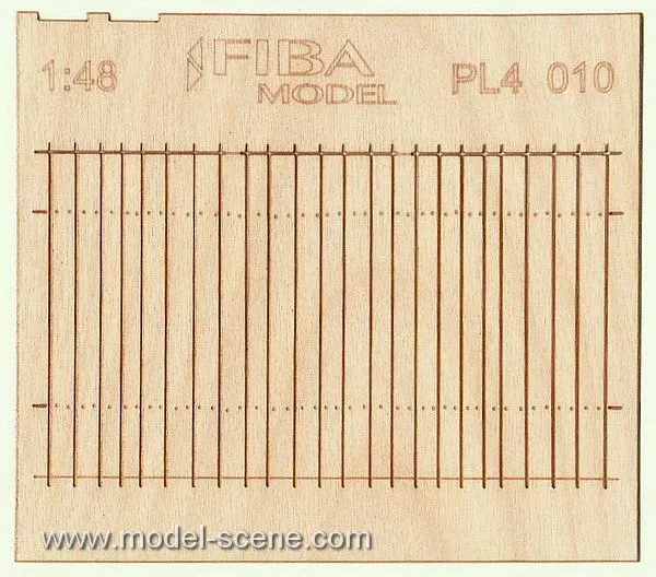 Albion Straight cut privacy fence clôture miniature x2