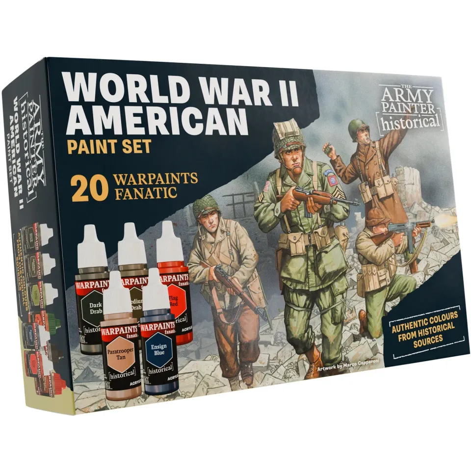 Bolt Action Warpaints Fanatic World War II American set peinture 20x18ml