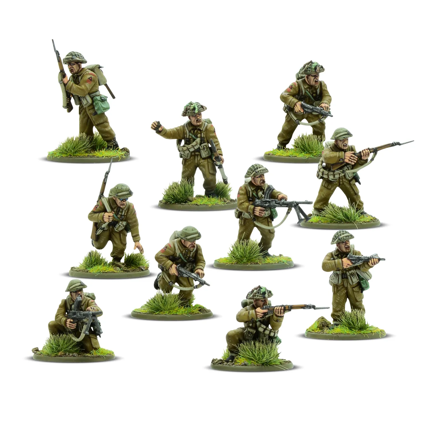 Bolt Action For King & Country armée de démarrage britannique canadienne plastique