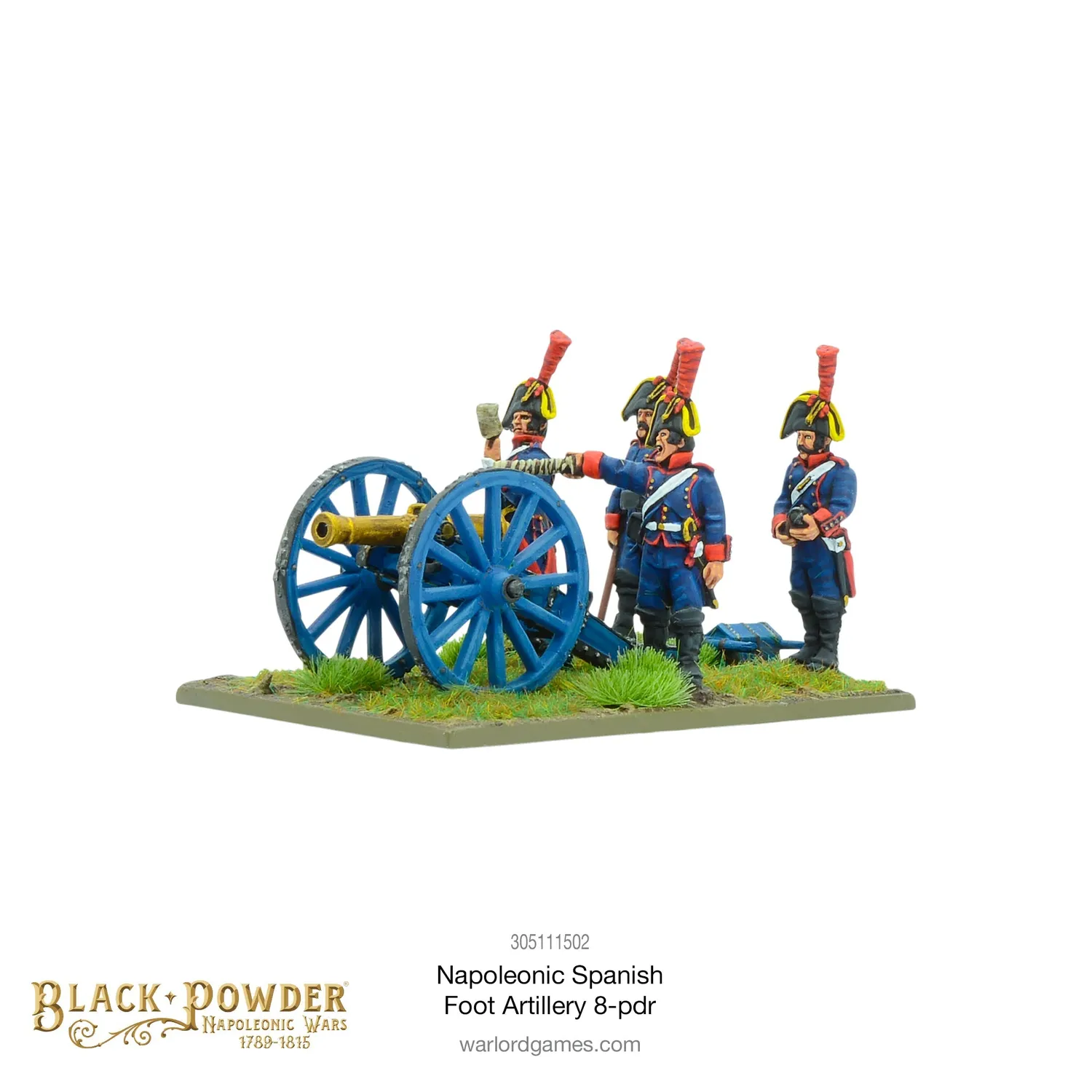 Bolt Action Black Powder Spanish 8-pdr artillerie à pied