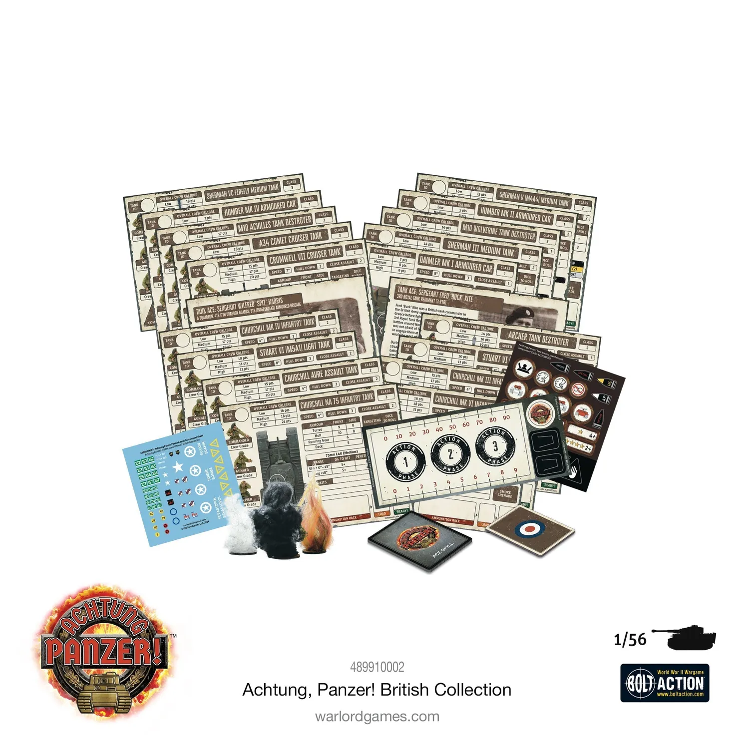 Bolt Action Achtung Panzer! British Collection coffret chars britanniques