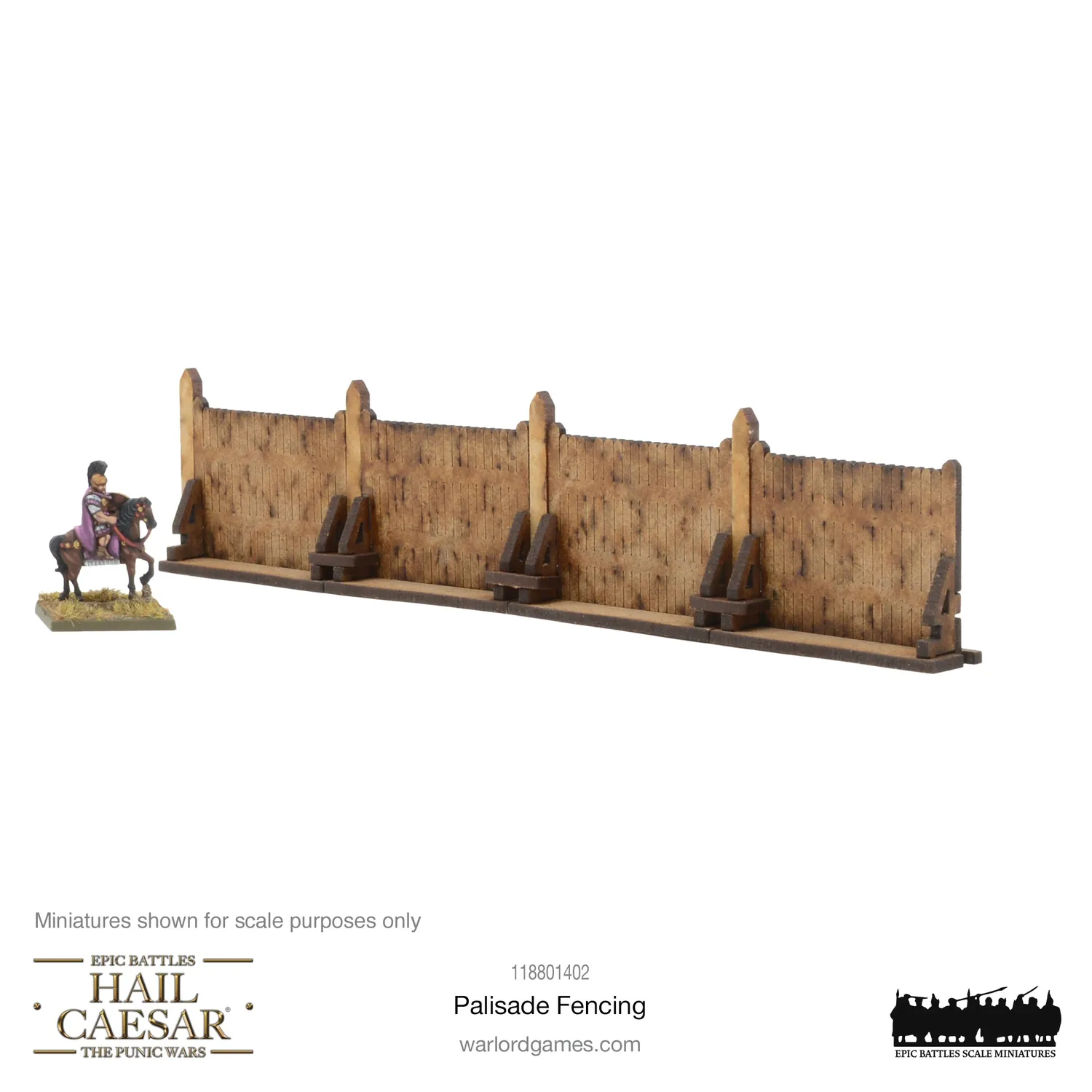 Hail Caesar Epic Battles Palisade Fencing décor MDF