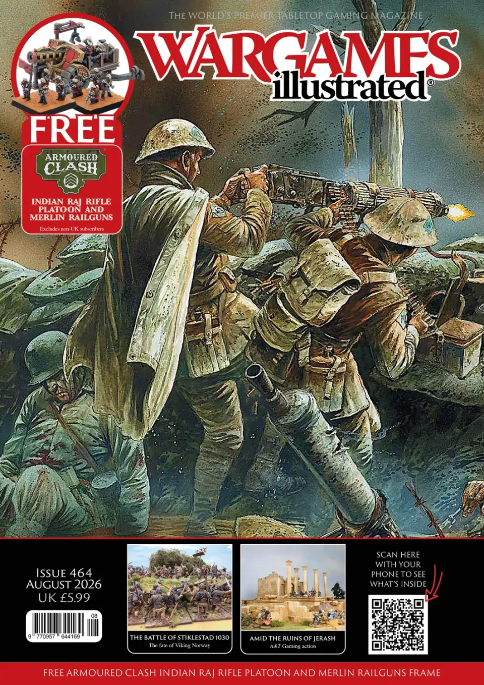 Wargames Illustrated WI464 magazine août 2026