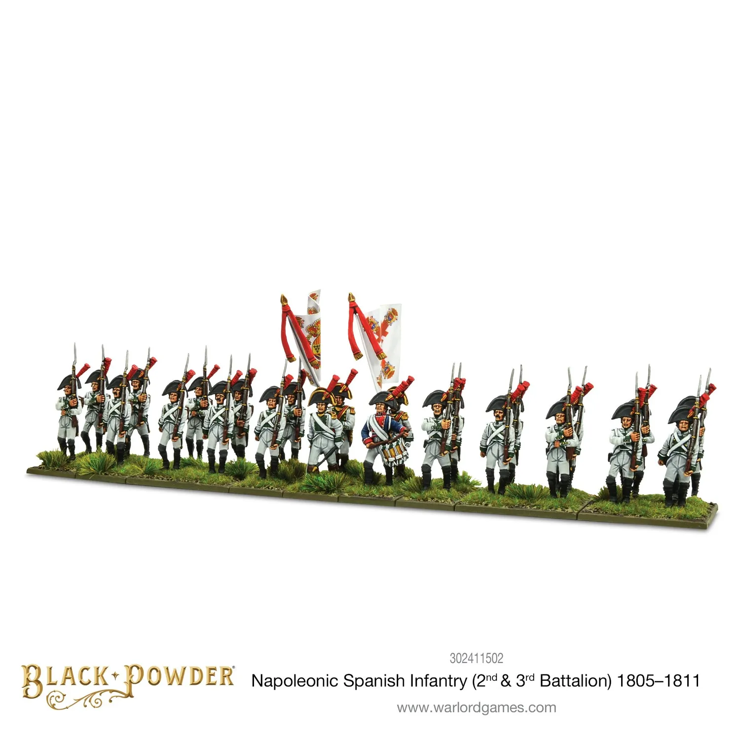 Bolt Action Black Powder Napoleonic Spanish Infantry 1805-1811 figurines
