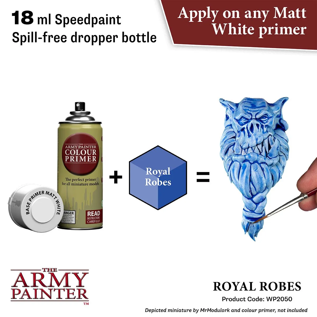 Army Painter Speedpaint Royal Robes 18 ml bleu une couche