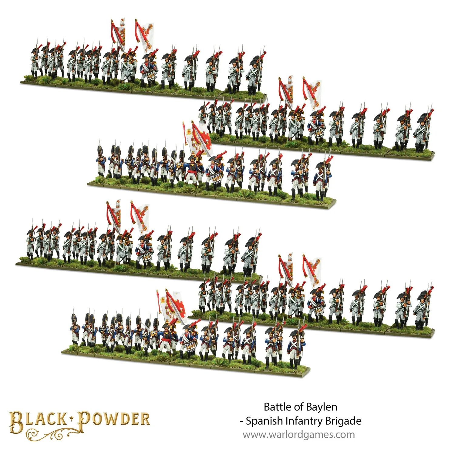 Bolt Action Battle of Baylen brigade infanterie espagnole résine