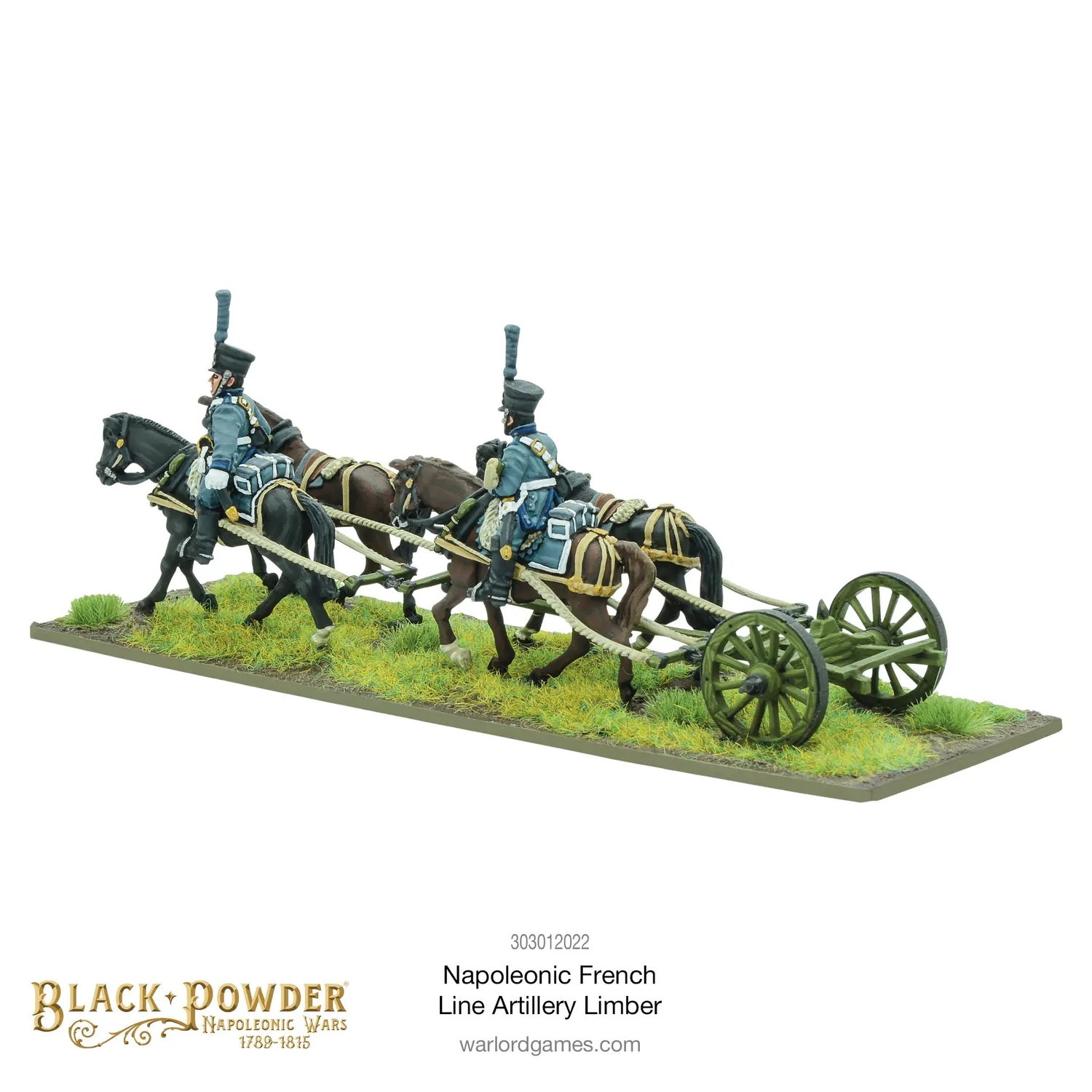 Bolt Action Black Powder Limber artillerie ligne française