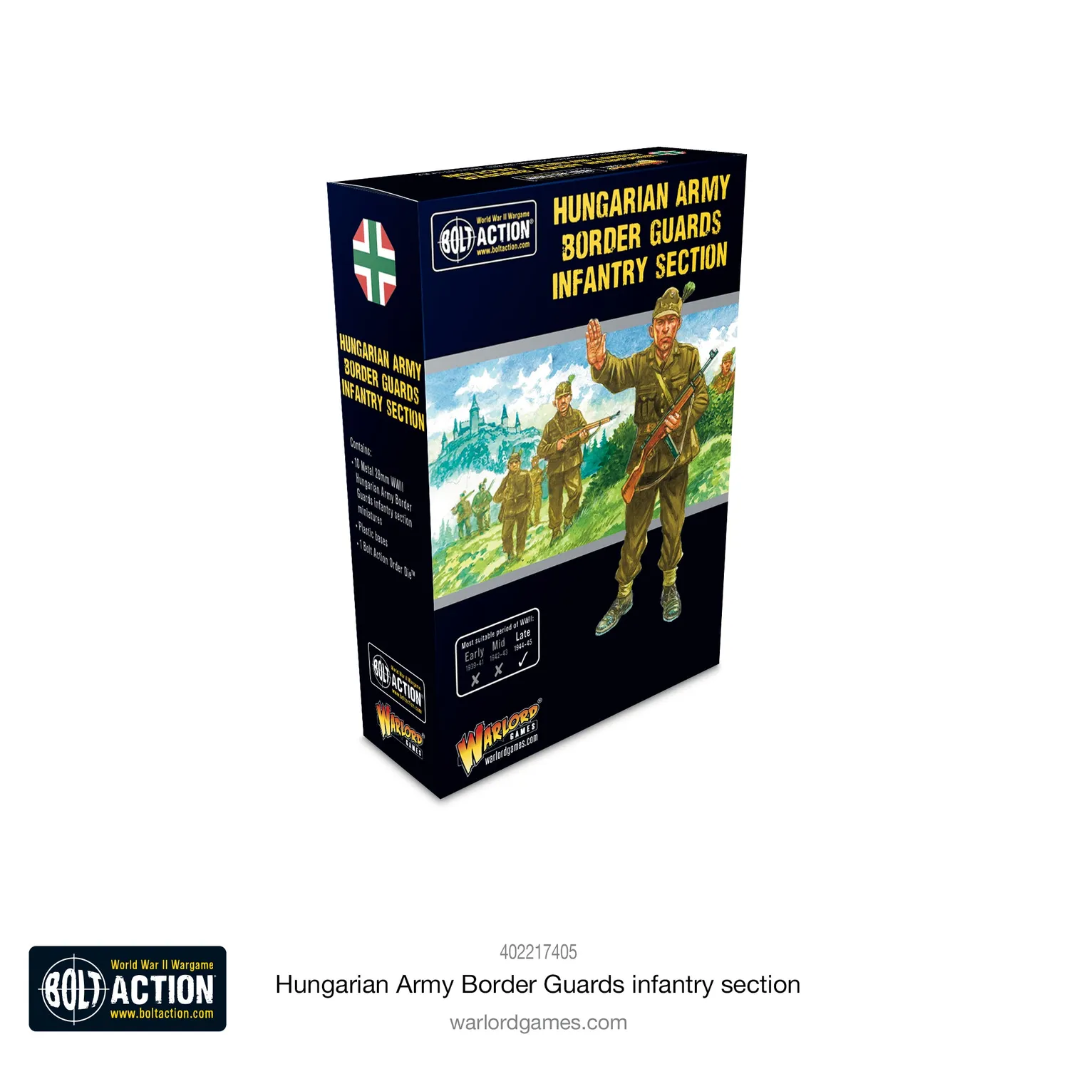 Bolt Action Hungarian Army Border Guards Infantry Section escouade métal 10 figurines