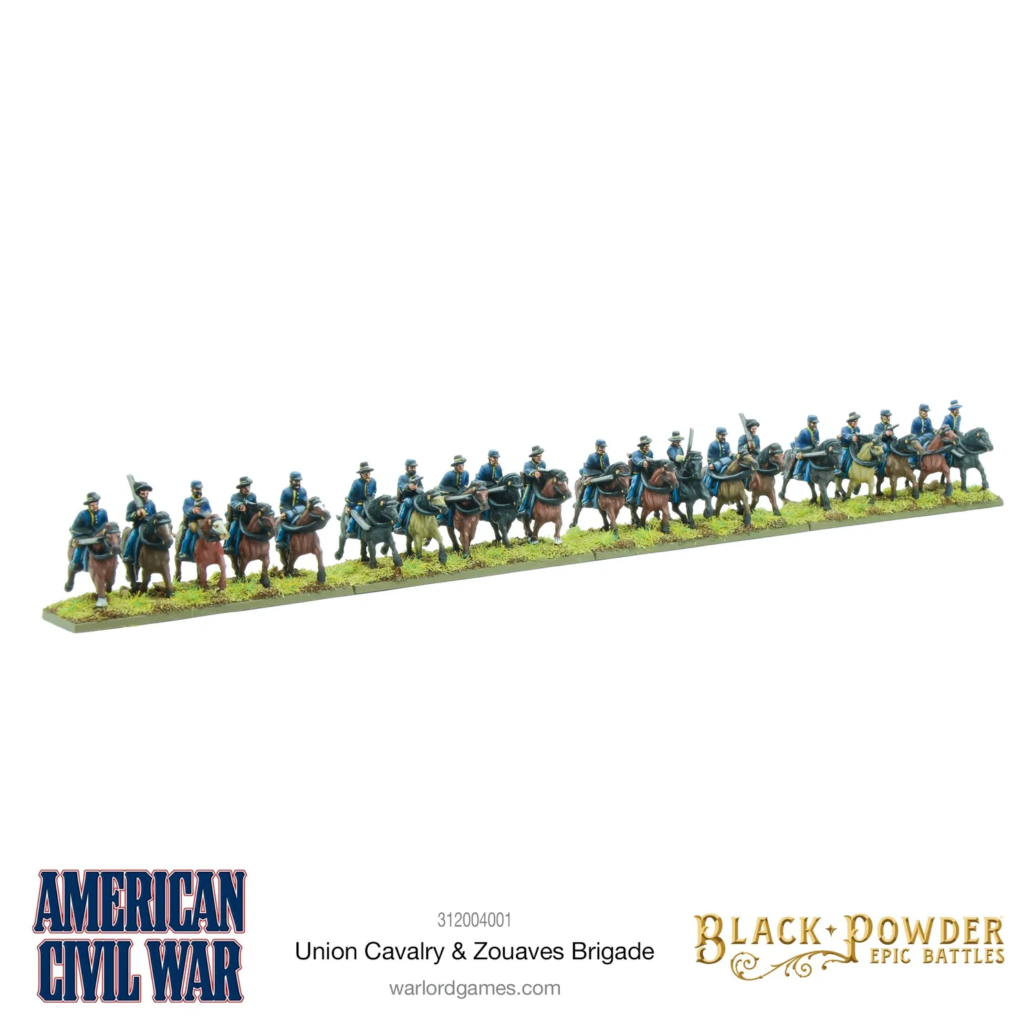 Bolt Action Black Powder Epic Battles American Civil War Union Cavalry & Zouaves Brigade figurines