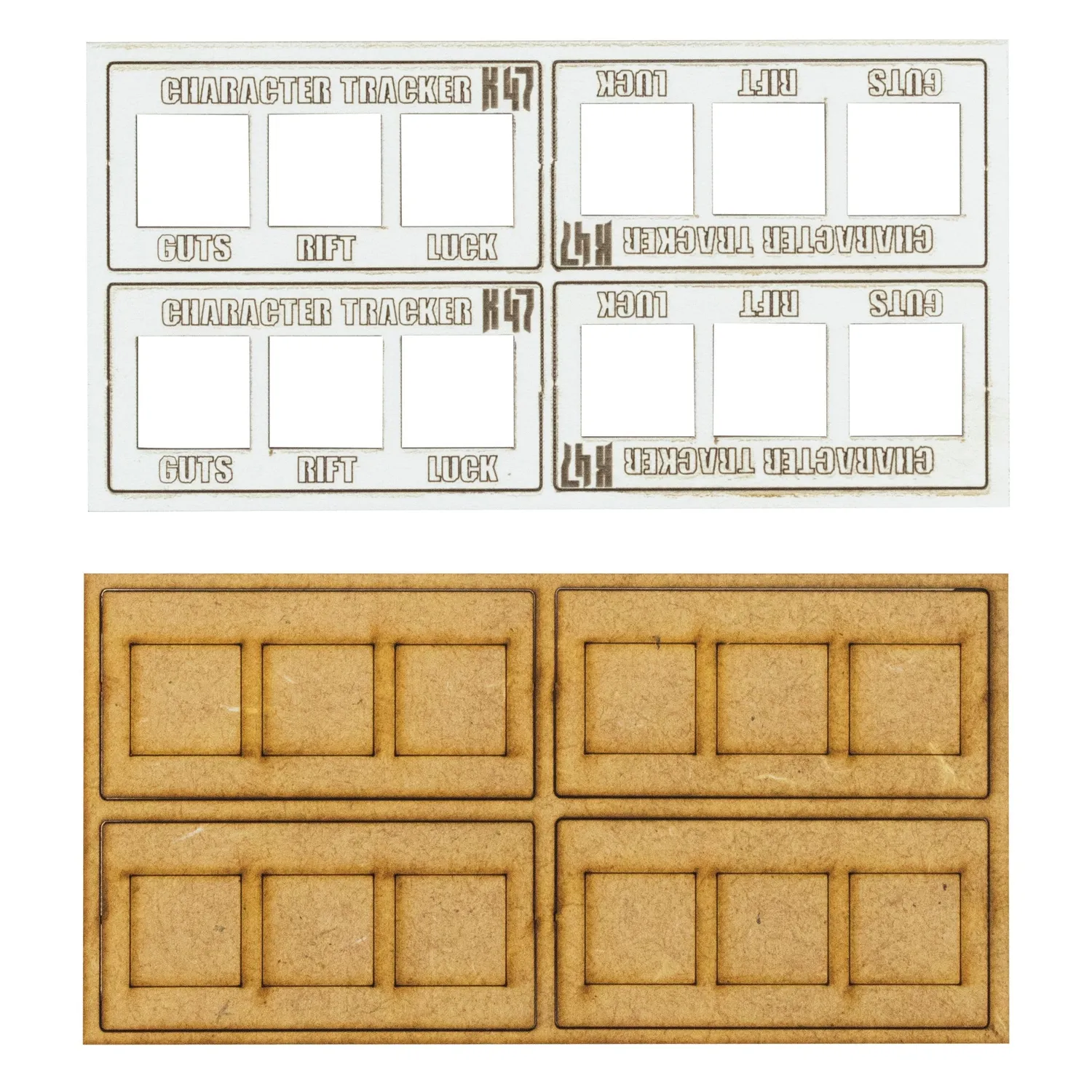 Bolt Action Konflikt '47 MDF Hero Stat Trackers marqueurs x4 Rift