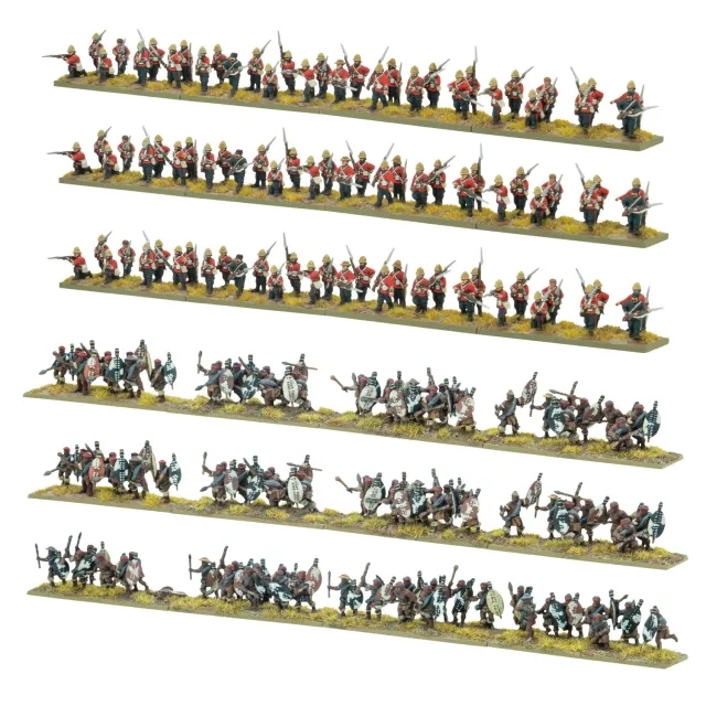 Bolt Action Black Powder Epic Battles Zulu British Army Brigade infanterie plastique