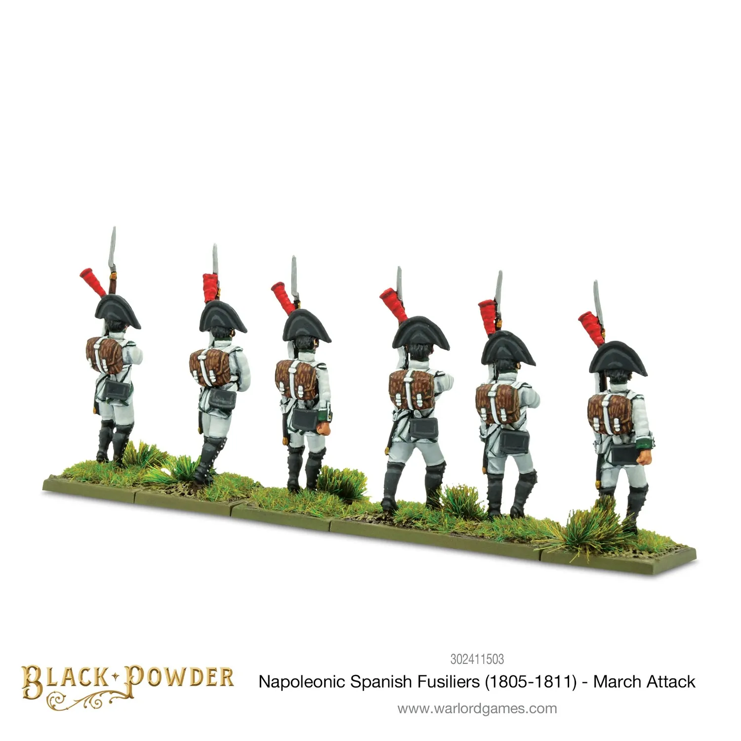 Warlord Black Powder Fusiliers Espagnols 1805-1811 figurines résine