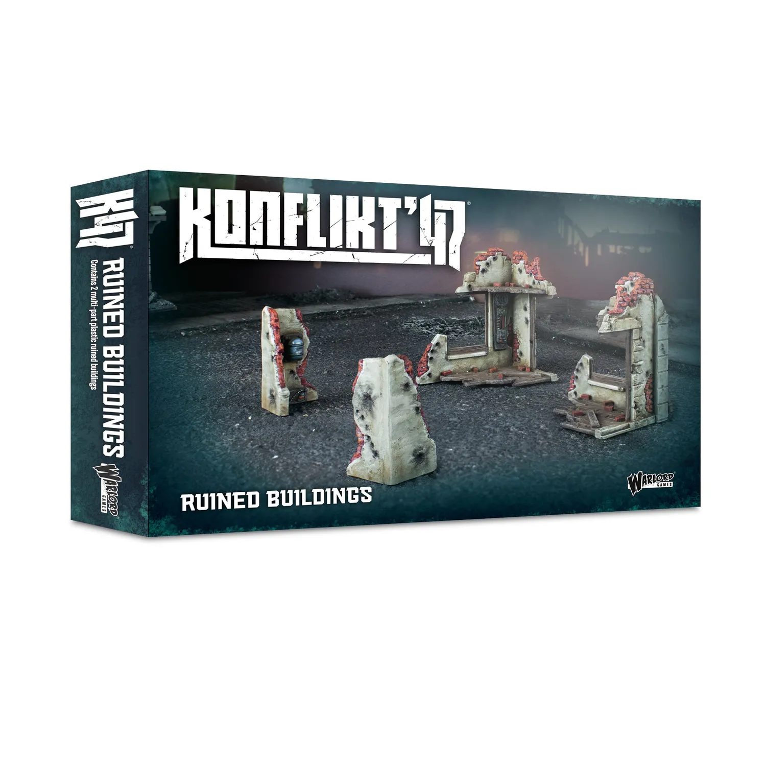 Bolt Action Konflikt '47 Ruined Building terrain urbain plastique