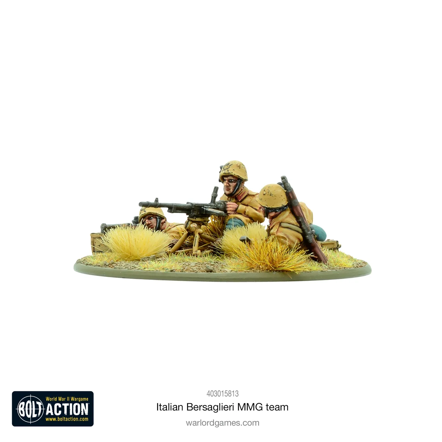 Bolt Action Italian Bersaglieri MMG team équipe MMG italienne métal