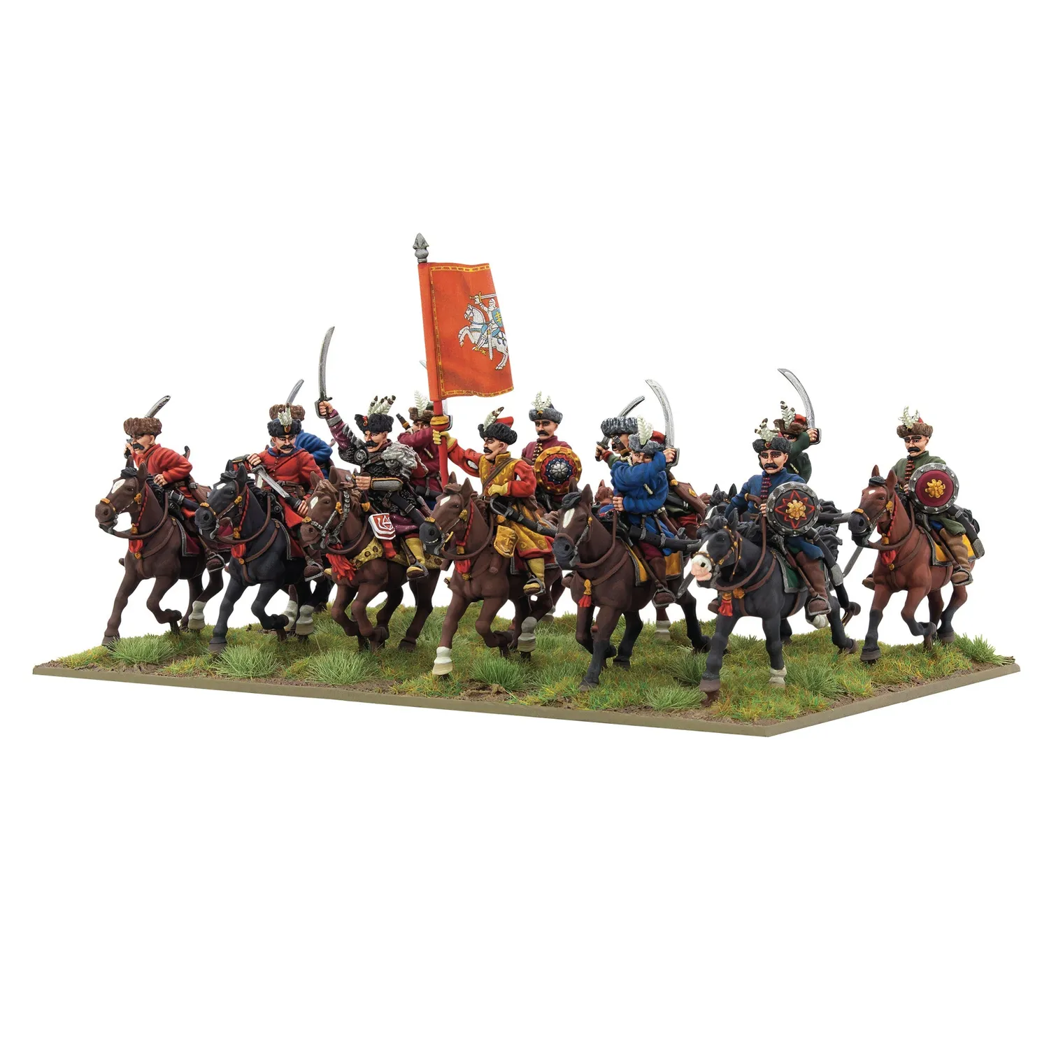 Pike & Shotte Levy cavalry sabres régiment 12 figurines métal