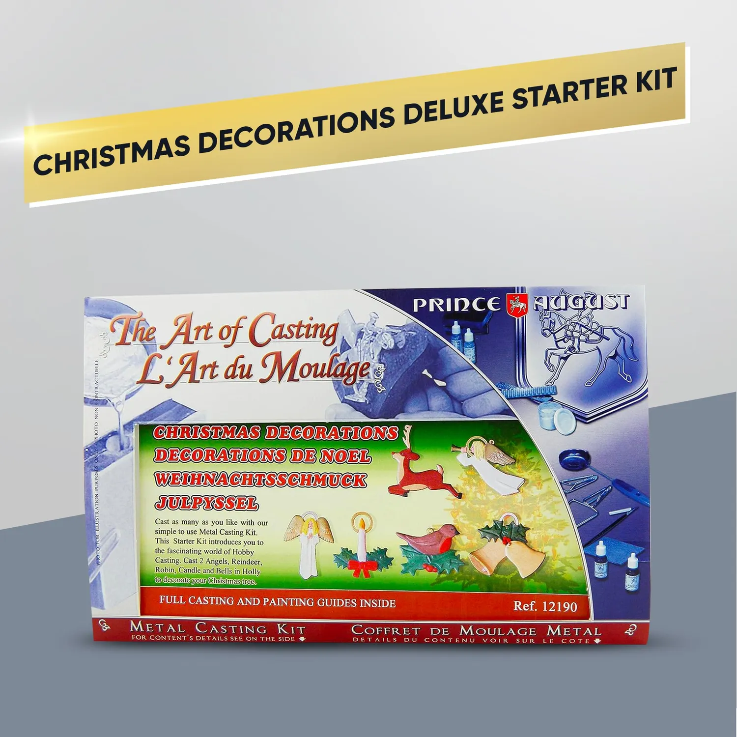 Prince August Kit de départ Deluxe décorations de Noël kit moulage étain