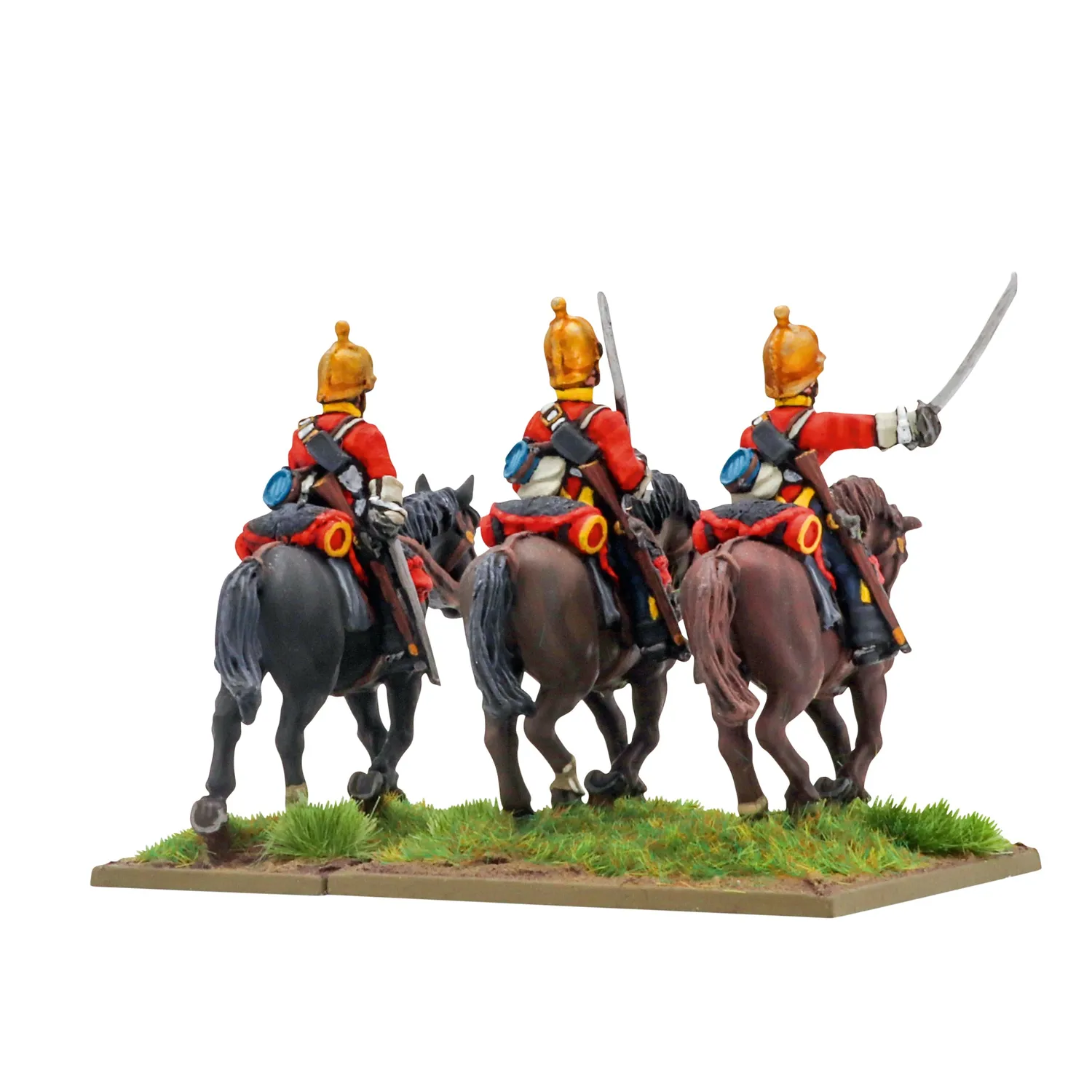 Bolt Action Black Powder Crimean War British Heavy Dragoons cavalerie métal