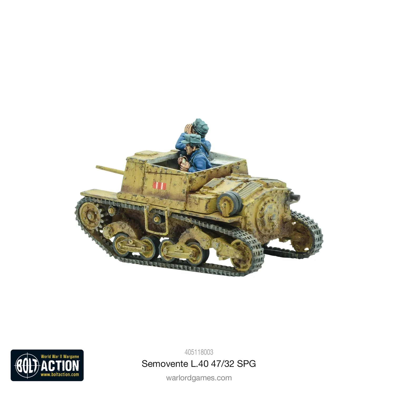 Bolt Action Semovente 47/32 canon automoteur résine métal