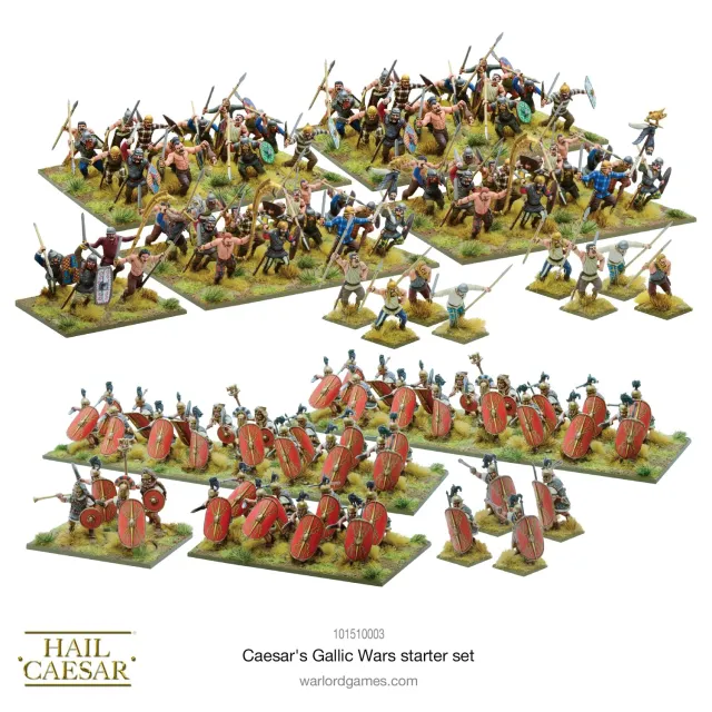 Hail Caesar Caesar's Gallic Wars starter set figurines plastique 128