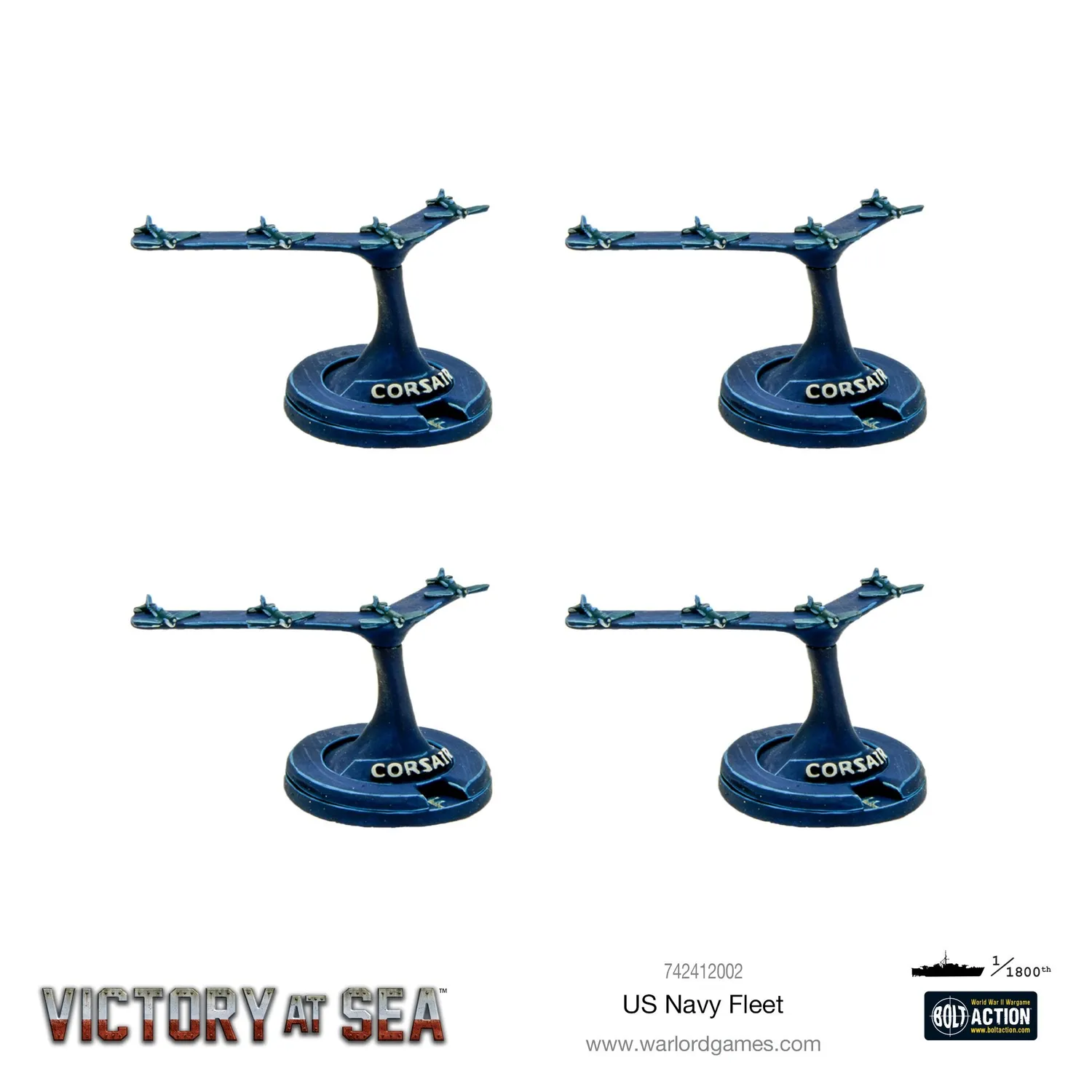 Bolt Action Victory at Sea Flotte US Navy coffret navires résine métal
