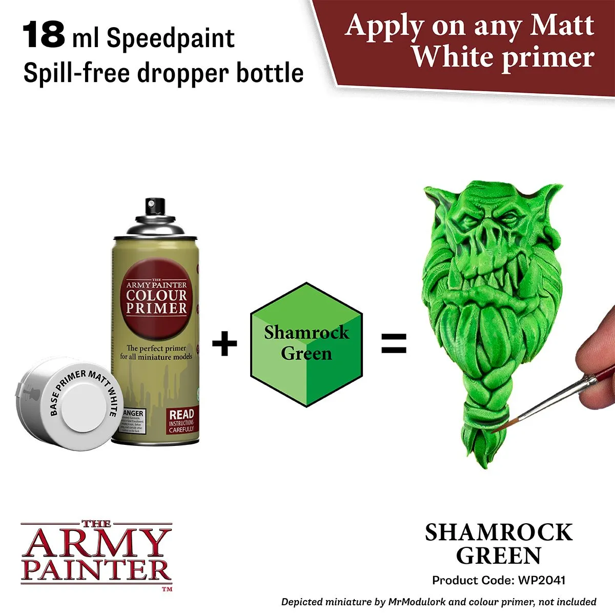 Army Painter Speedpaint Shamrock Green peinture vert 18ml