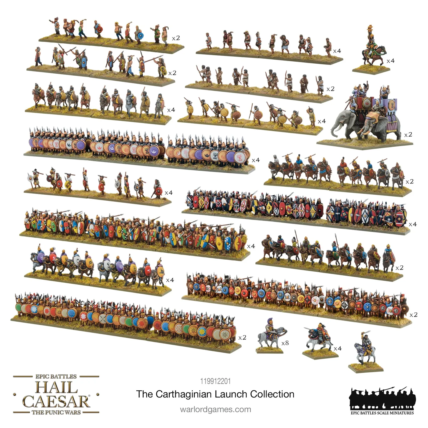 Hail Caesar Epic Battles The Carthaginian Launch Collection armée